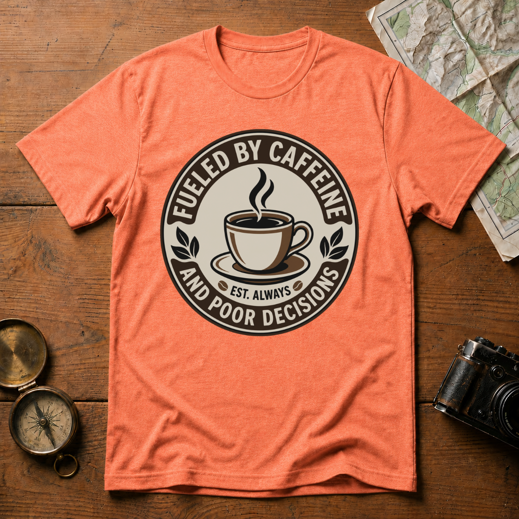 Fueled by Caffeine and Poor Decisions T-Shirt