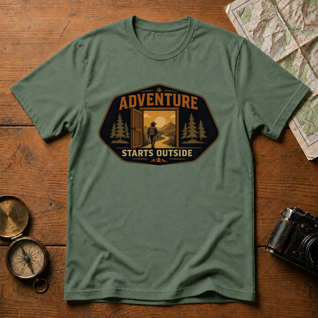 Adventure Starts Outside T-Shirt