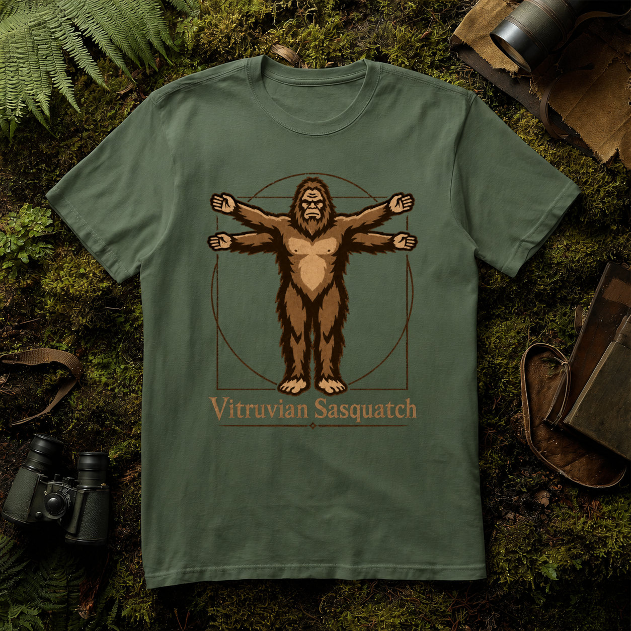 Vitruvian Sasquatch T-Shirt