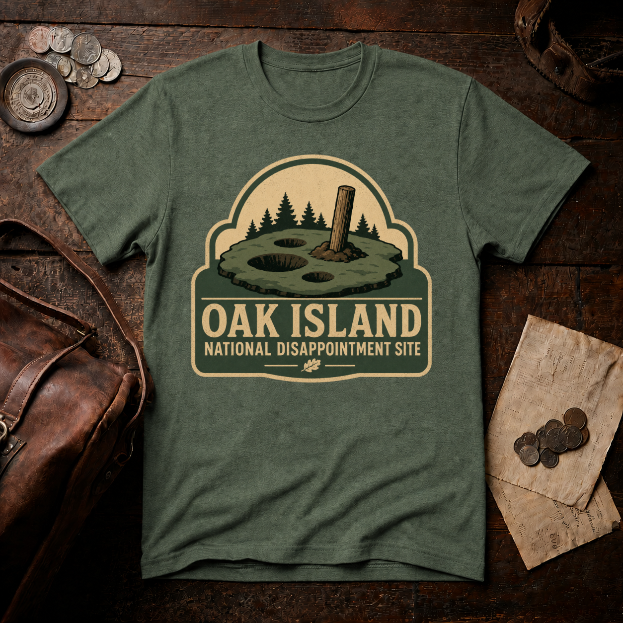 Oak Island National Disappointment Site T-Shirt