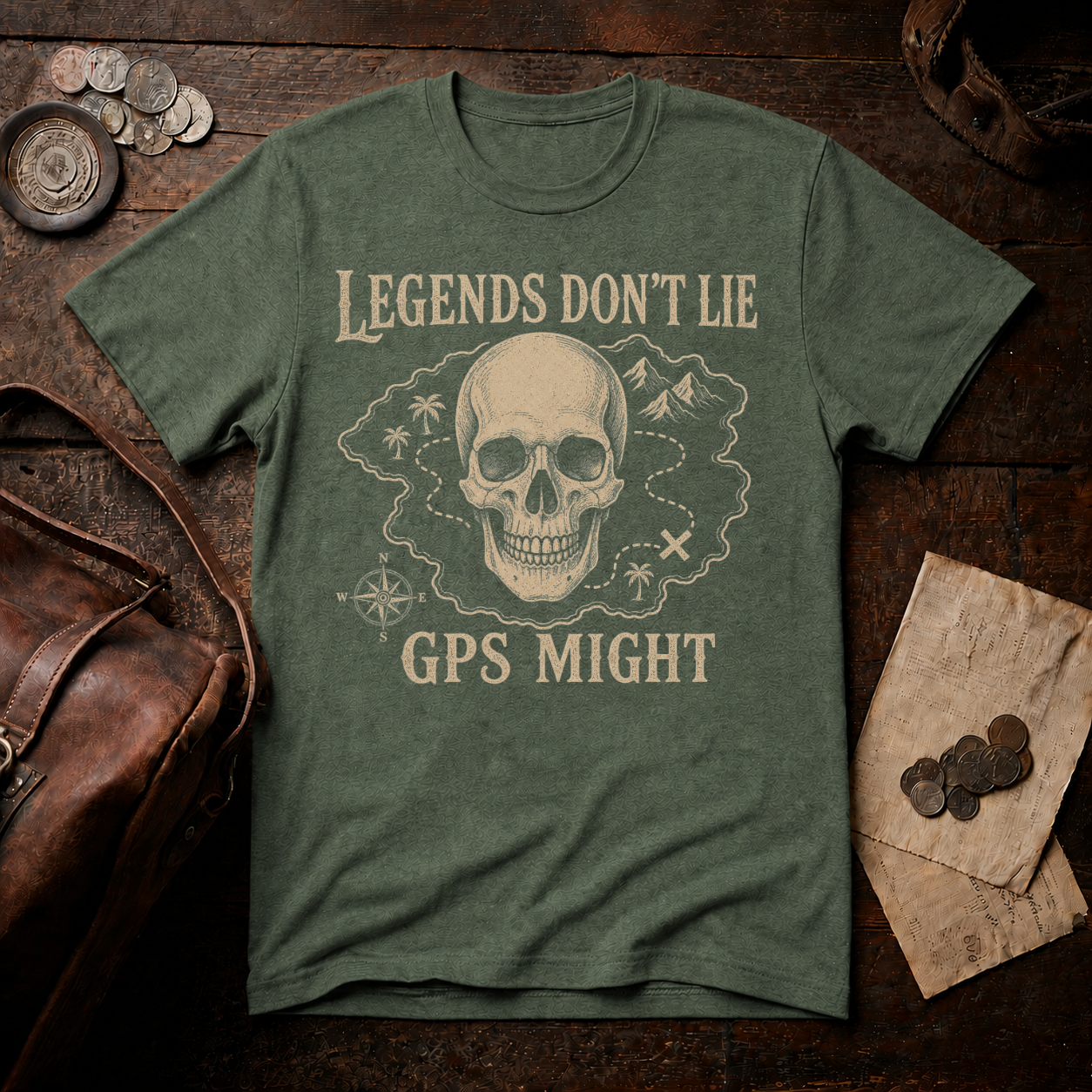 Legends Don't Lie GPS Might T-Shirt