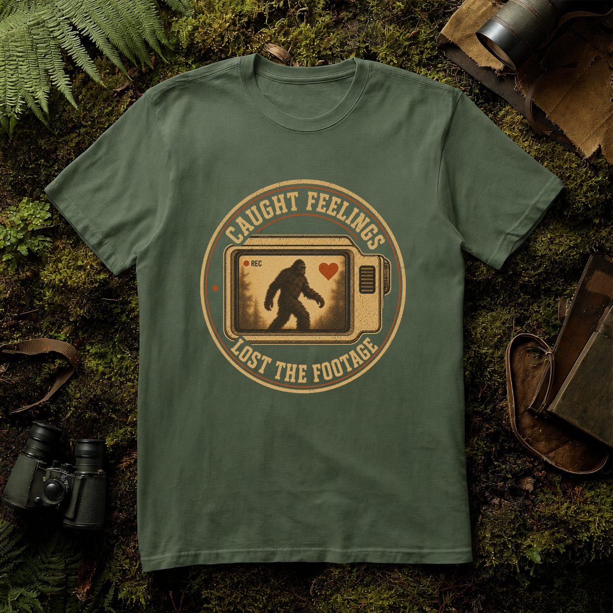 Caught Feelings Lost The Footage T-Shirt