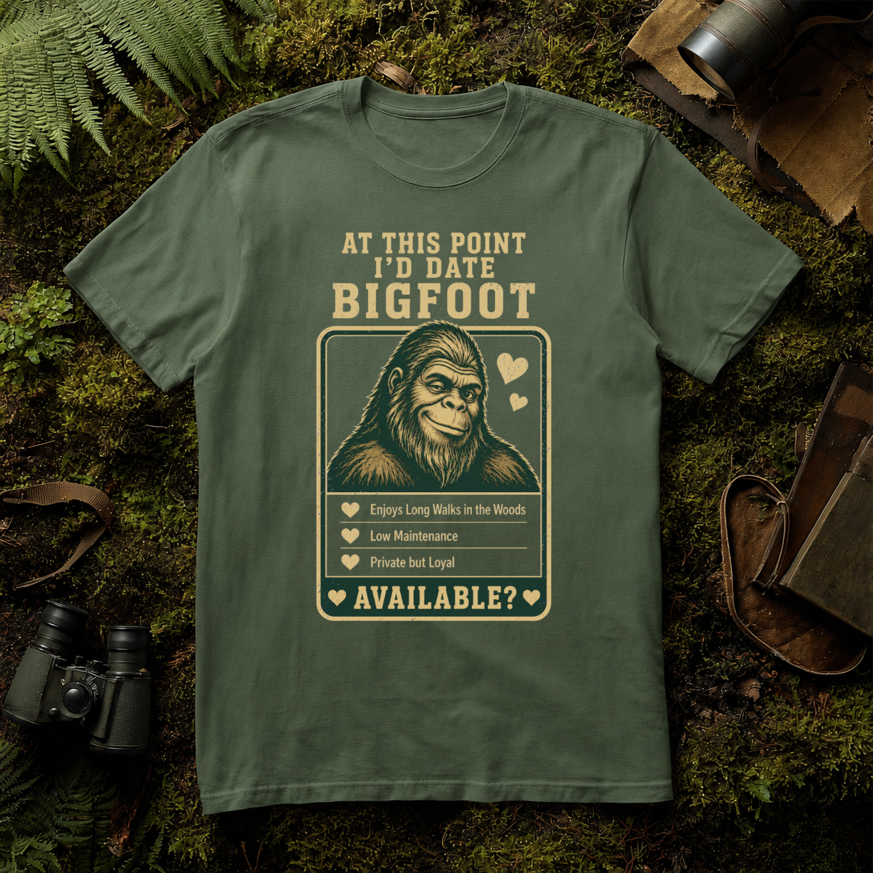 I' Date Bigfoot T-Shirt
