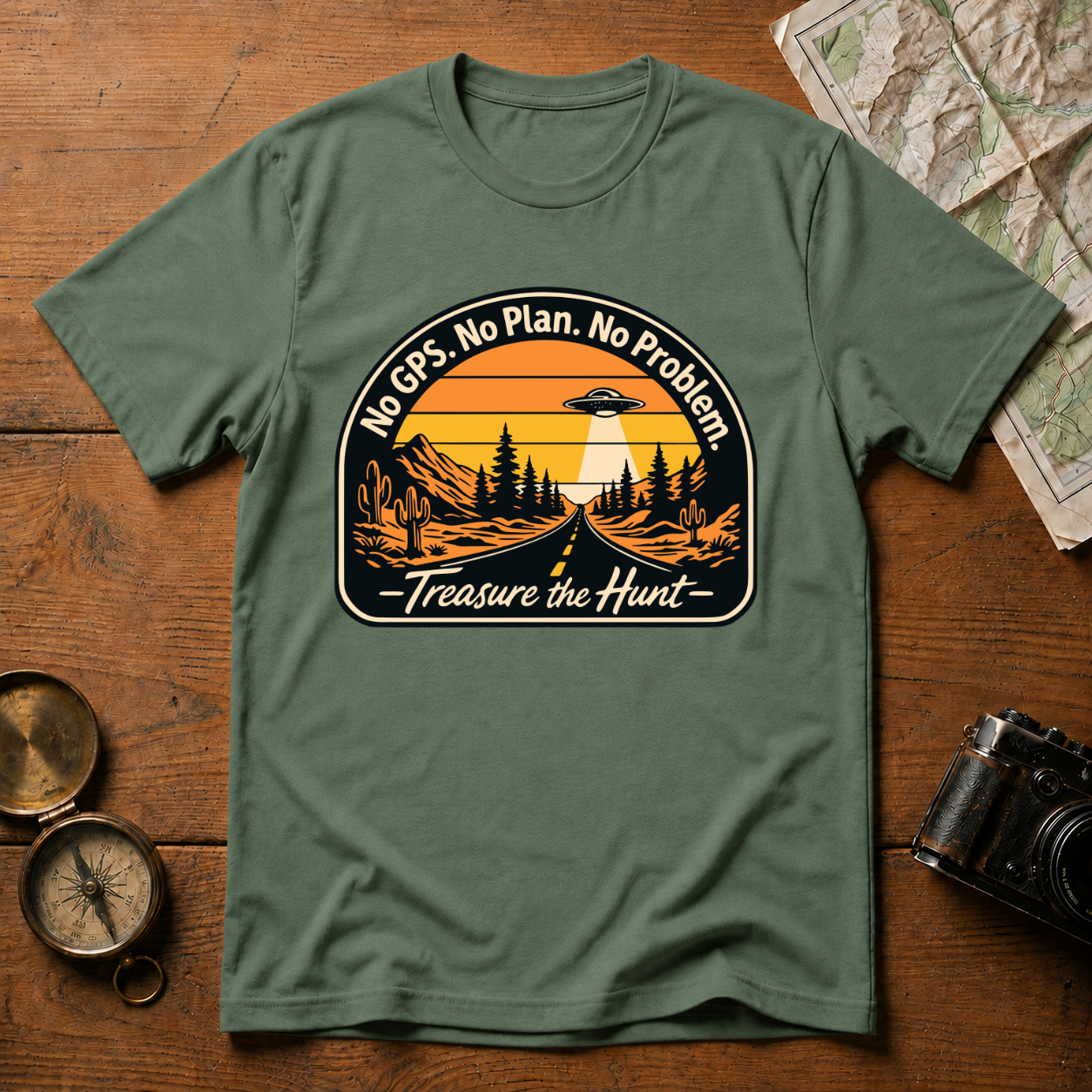 No GPS No Plan No Problem T-Shirt