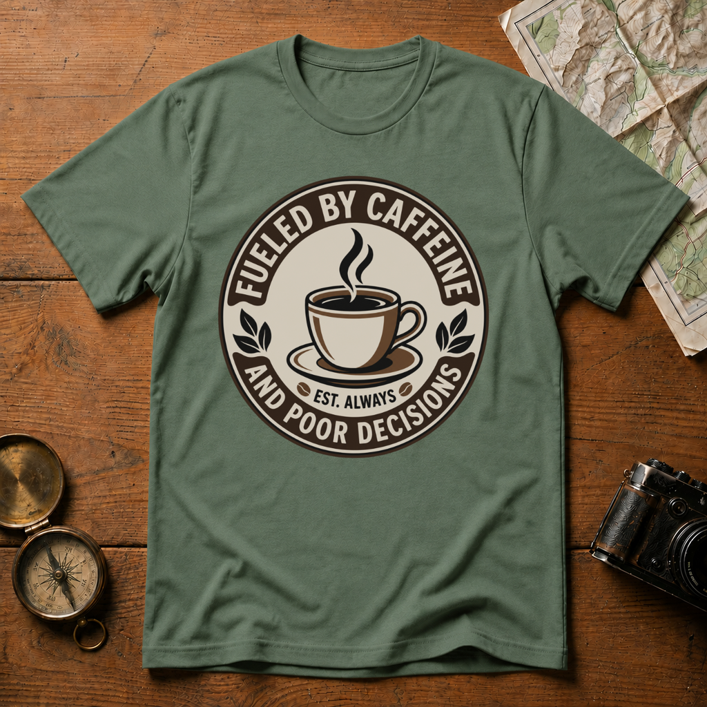 Fueled by Caffeine and Poor Decisions T-Shirt
