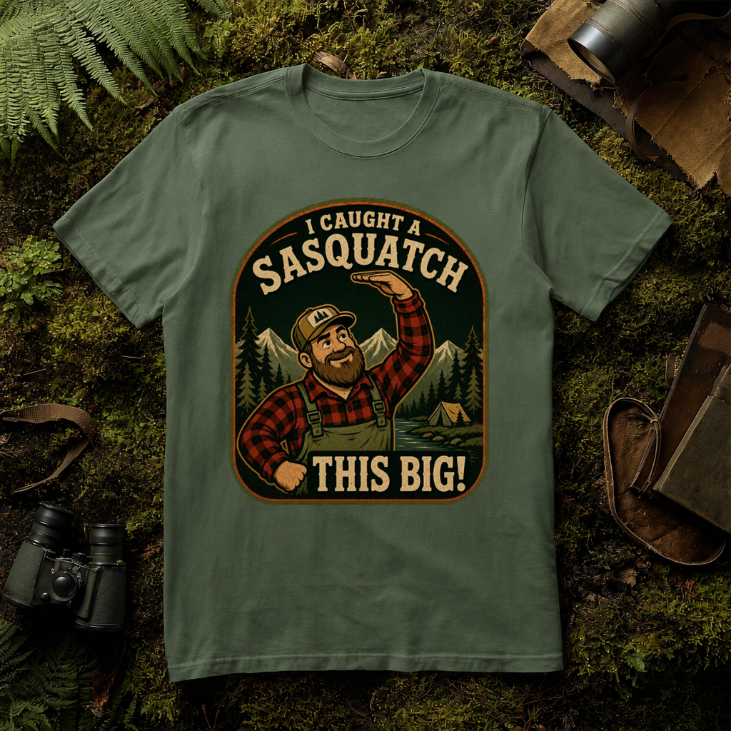 I Caught a Sasquatch T-Shirt