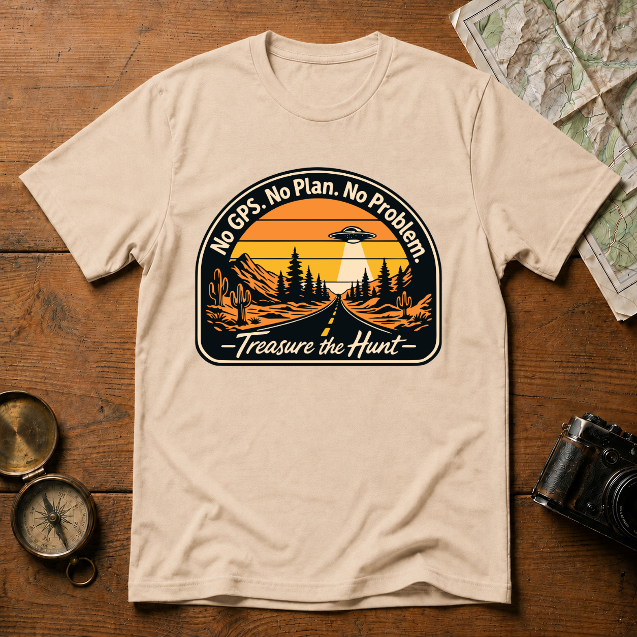 No GPS No Plan No Problem T-Shirt