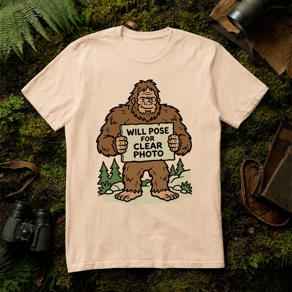 Will Pose for Clear Photo T-Shirt