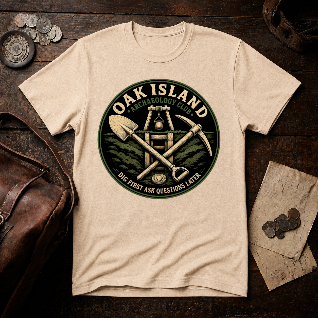 Oak Island Archaeology Club T-Shirt