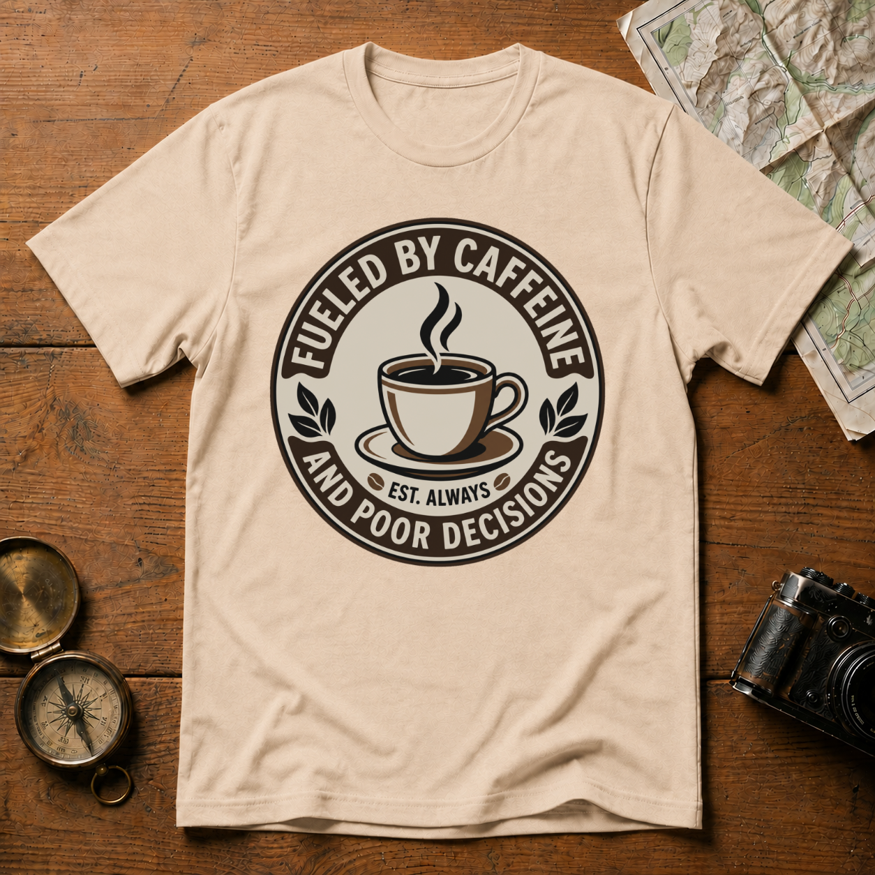 Fueled by Caffeine and Poor Decisions T-Shirt