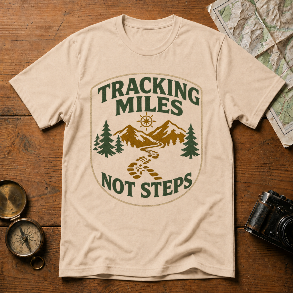 Track Miles Not Steps T-Shirt