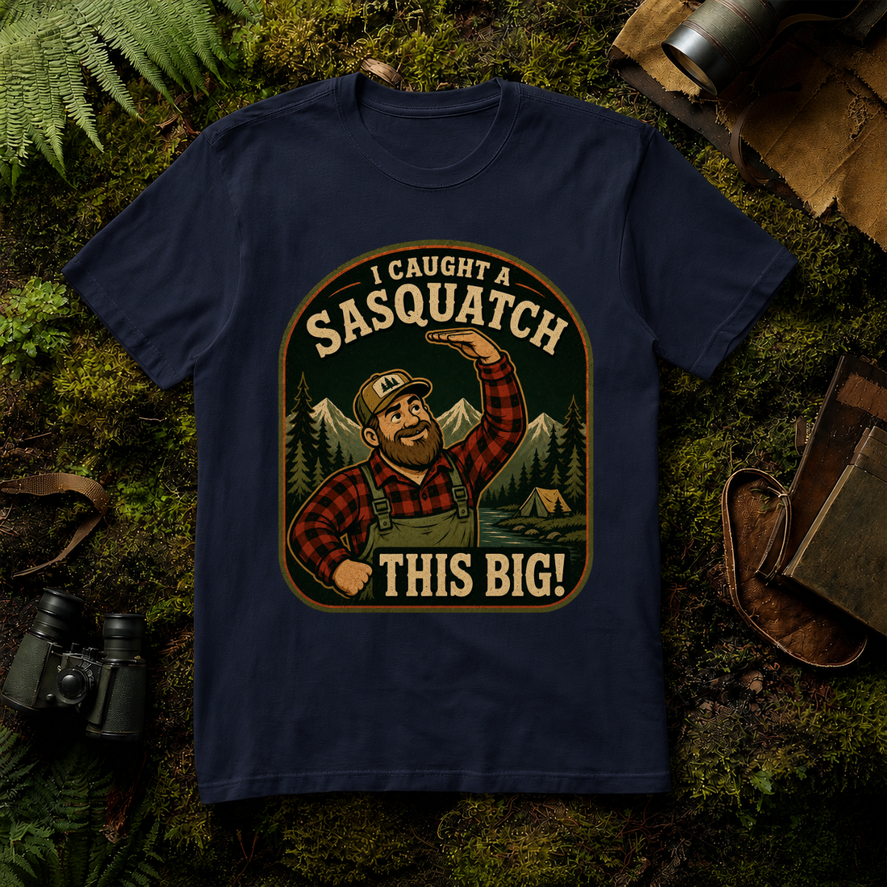 I Caught a Sasquatch T-Shirt