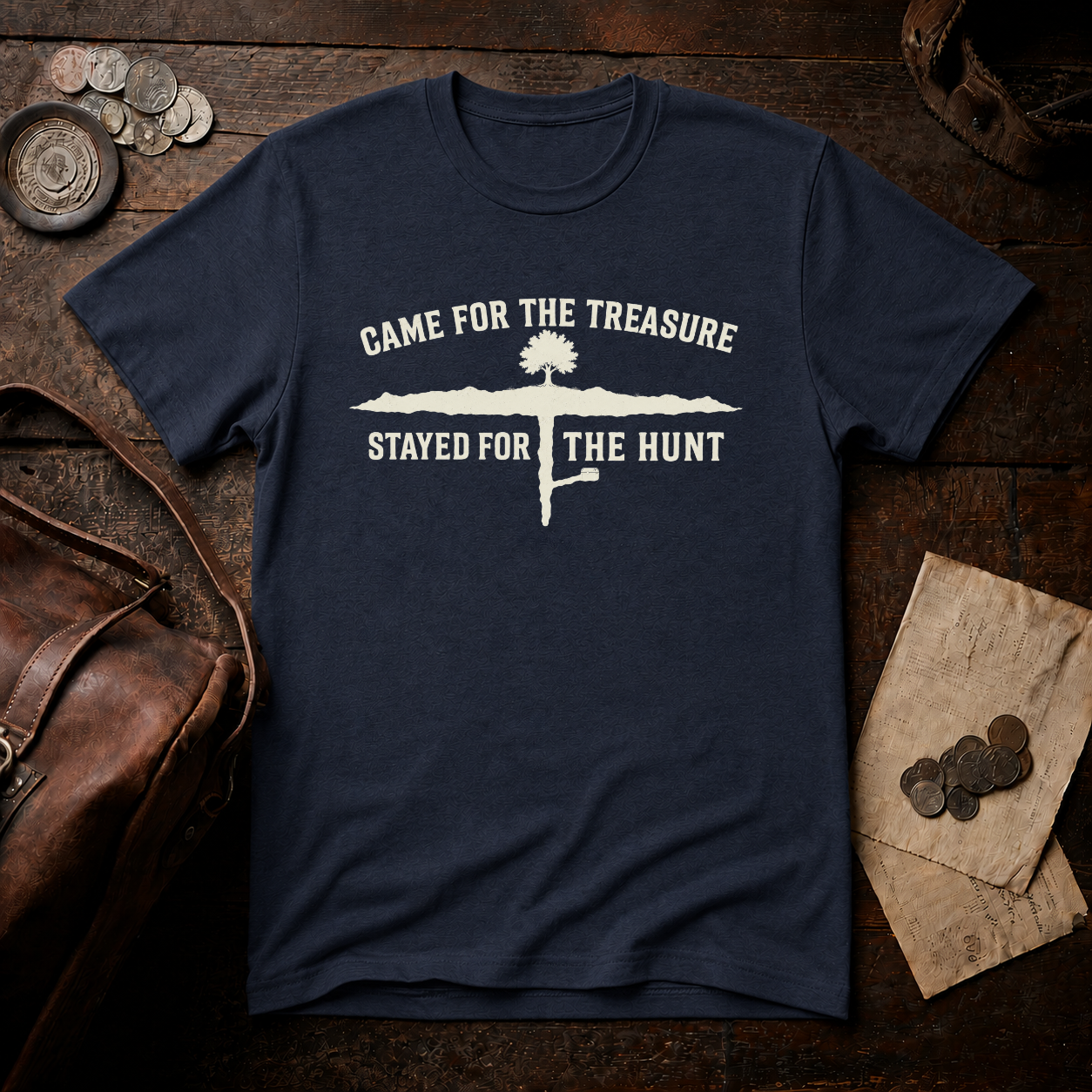 Oak Island Stayed for the Hunt T-Shirt