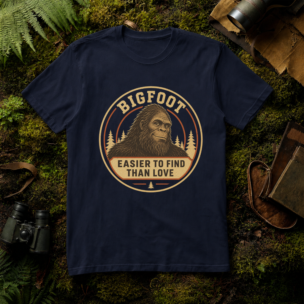 Bigfoot Easier To Find Than Love T-Shirt