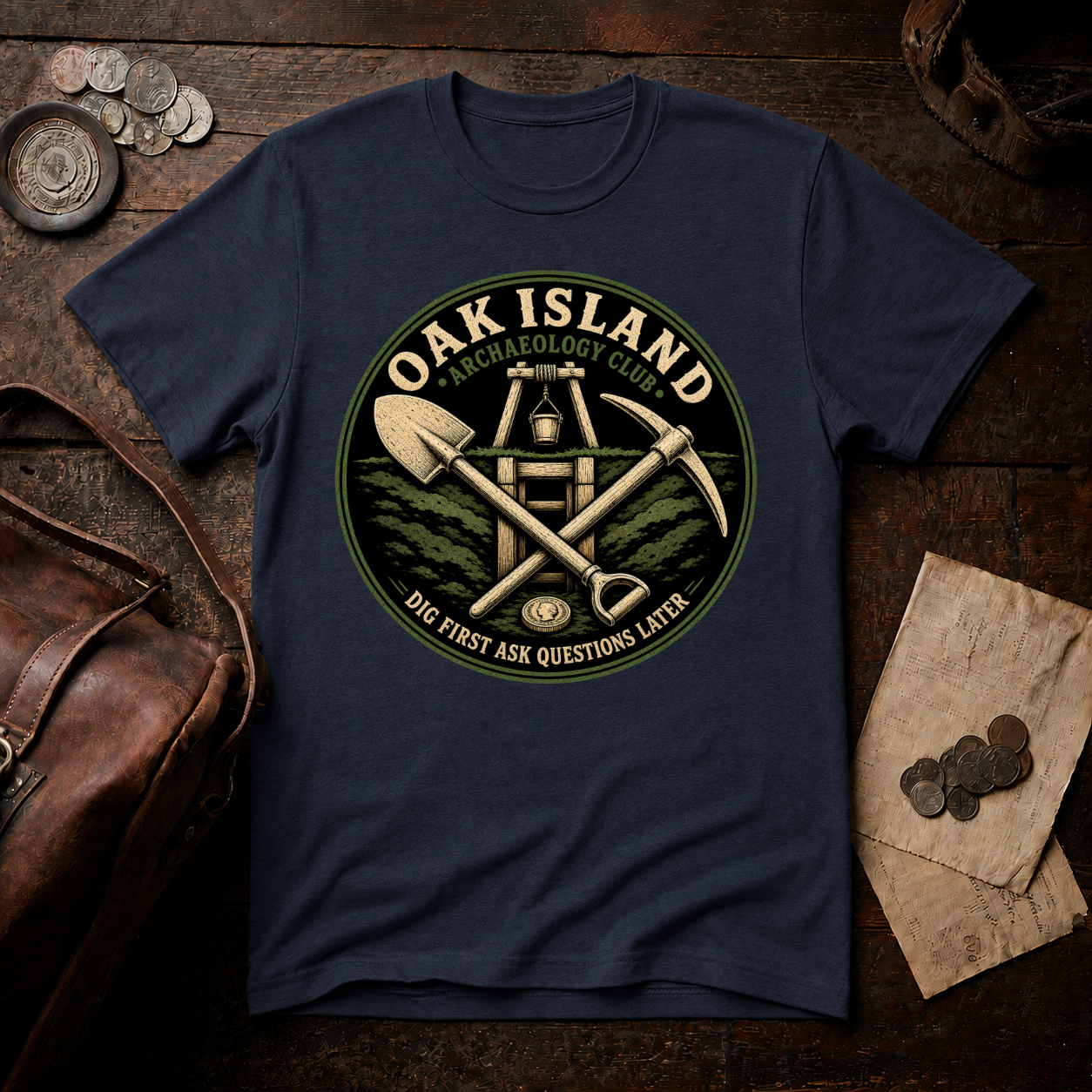 Oak Island Archaeology Club T-Shirt