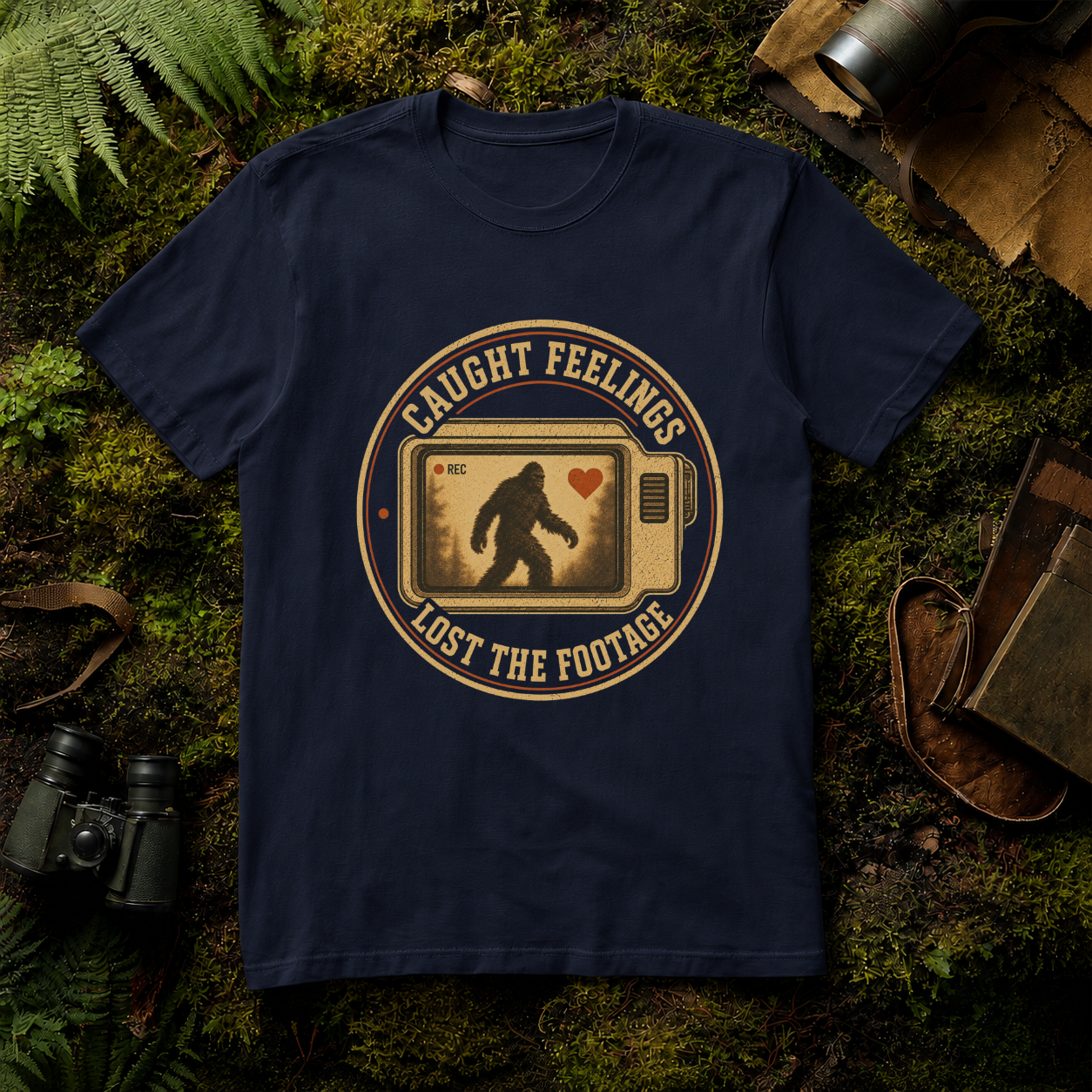 Caught Feelings Lost The Footage T-Shirt