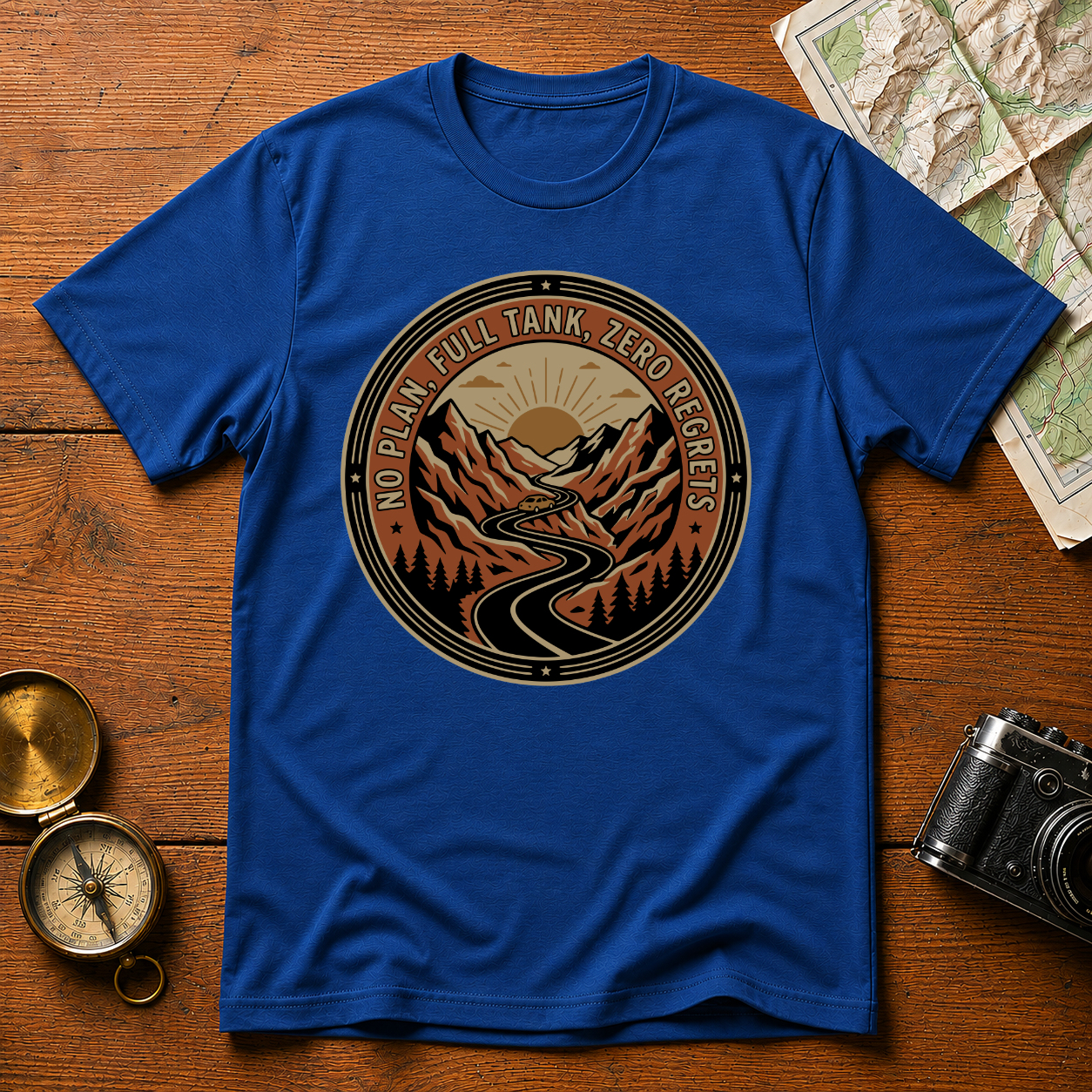 No Plan Full Tank Zero Regrets T-Shirt