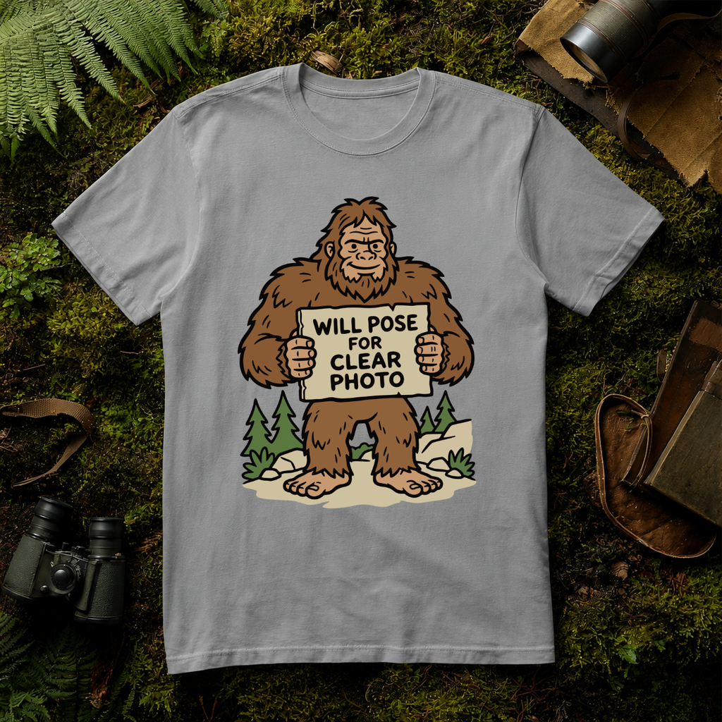 Will Pose for Clear Photo T-Shirt